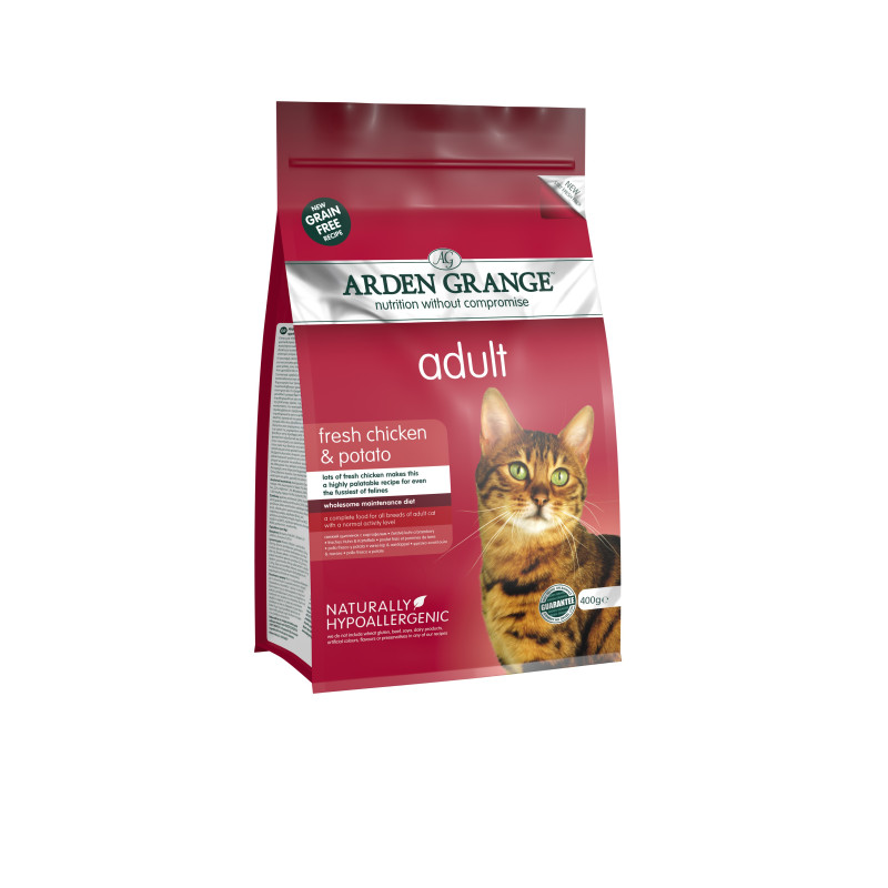 Croquettes chat Adulte au poulet frais 400g Arden Grange