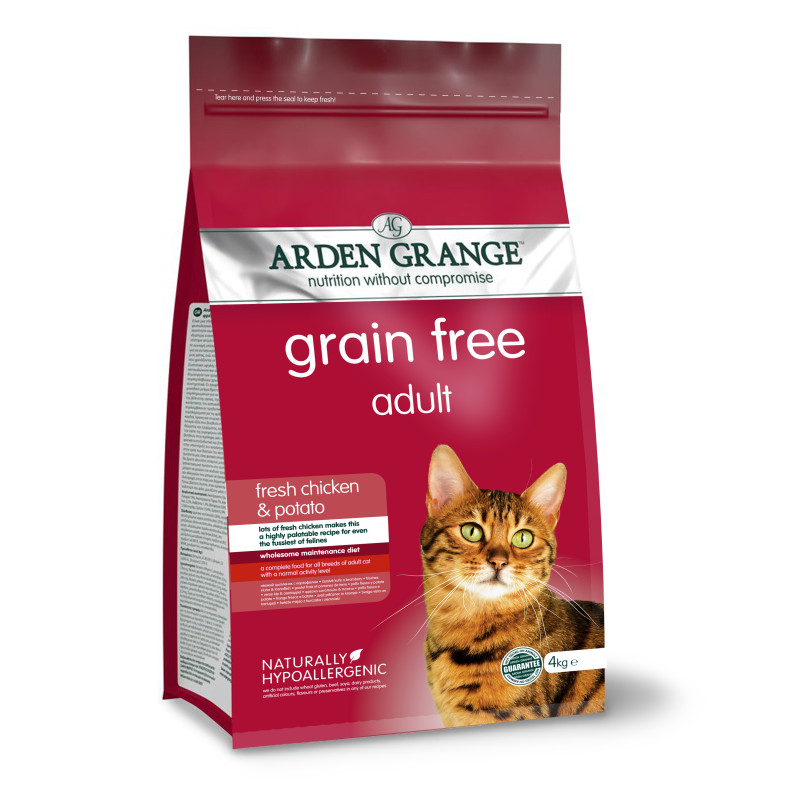 Croquettes chat Adulte au poulet frais4kg Arden Grange