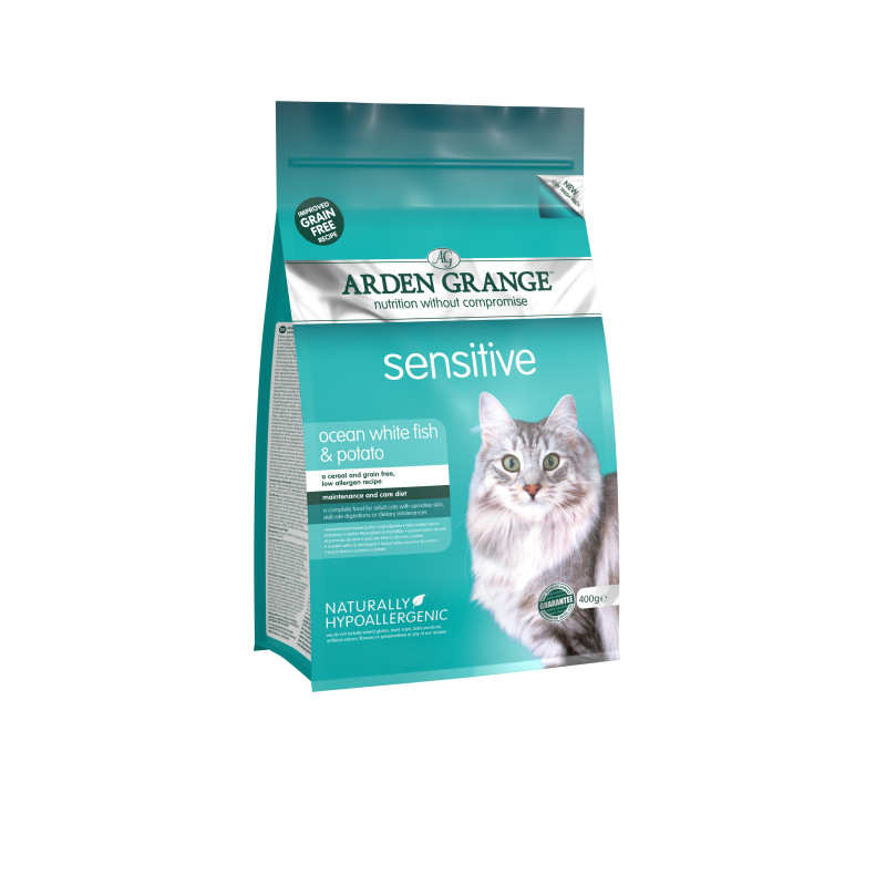 Croquettes chat Adulte Sensible 400g Arden Grange