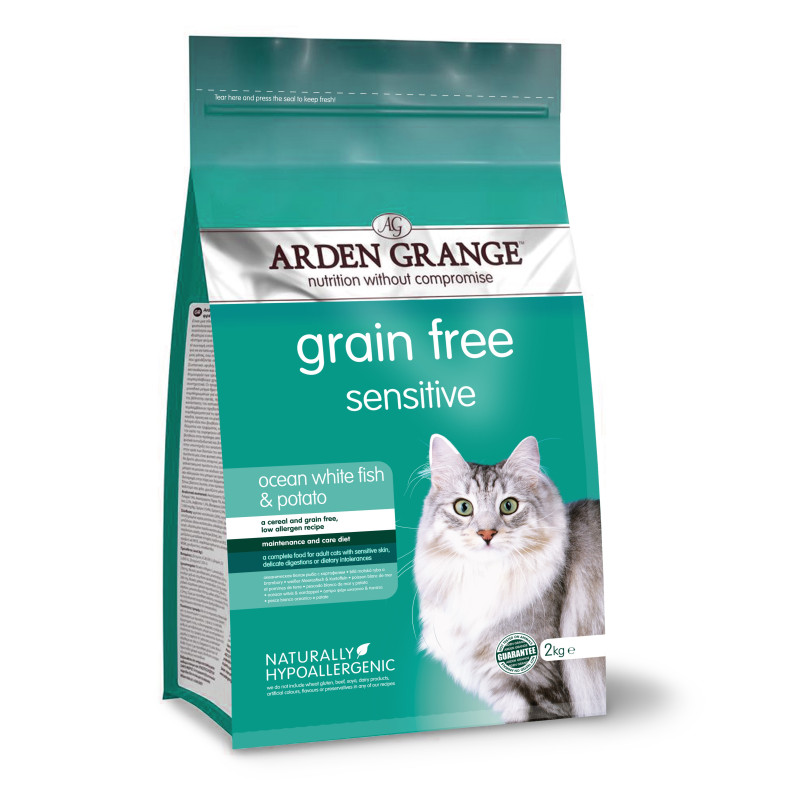 Croquettes chat Adulte Sensible2kg Arden Grange