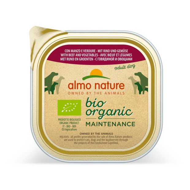 Bio Organic Almo Nature - Boeuf & Légumes 100g