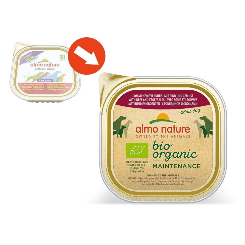 Bio Organic Almo Nature Maintenance changement de gamme
