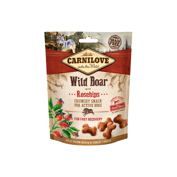 Bouchées croquantes "Crunchy Snack" Carnilove sanglier