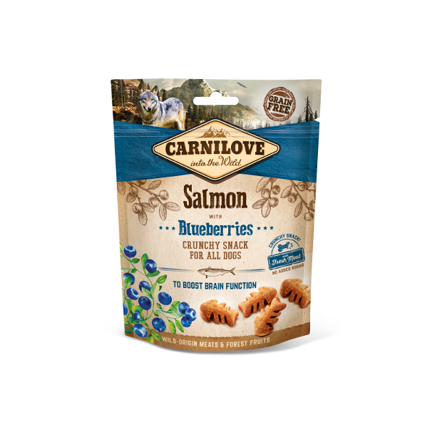 Bouchées croquantes "Crunchy Snack" Carnilove saumon