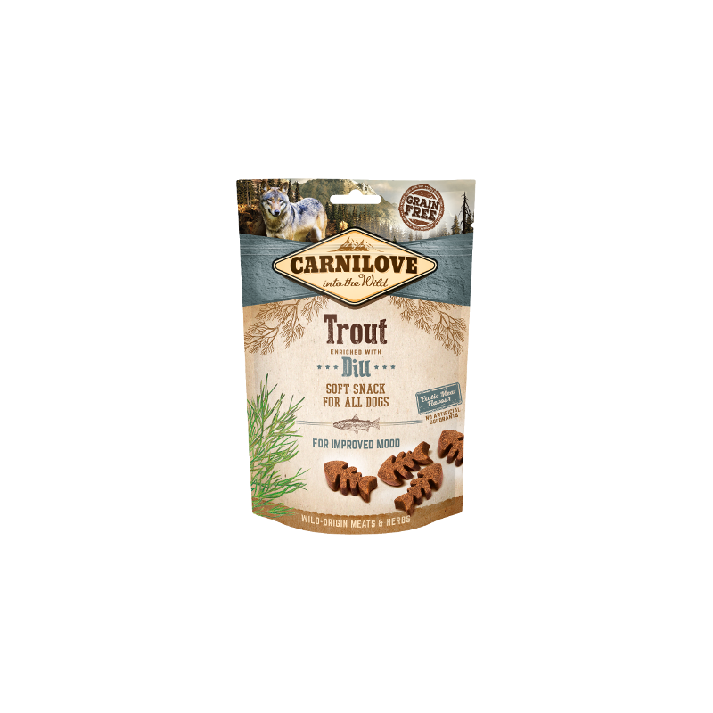 Friandises moelleuses "Soft Snack" Carnilove truite & aneth