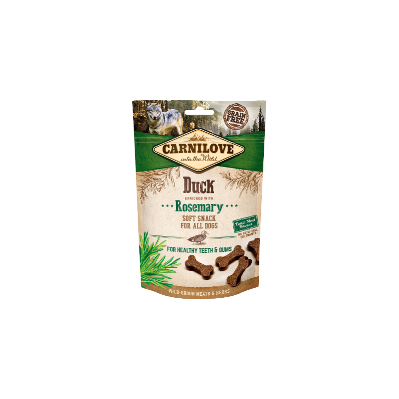Friandises moelleuses "Soft Snack" Carnilove canard & romarin