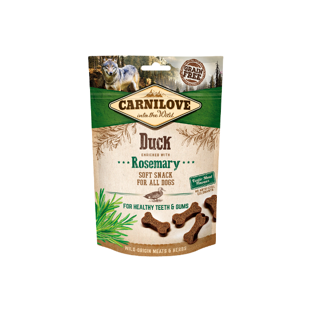 Friandises moelleuses "Soft Snack" Carnilove canard & romarin