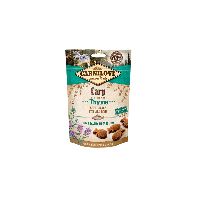 Friandises moelleuses "Soft Snack" Carnilove carpe & thym