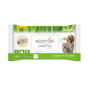 Lingettes 100% Naturelles Essentiel aloe vera