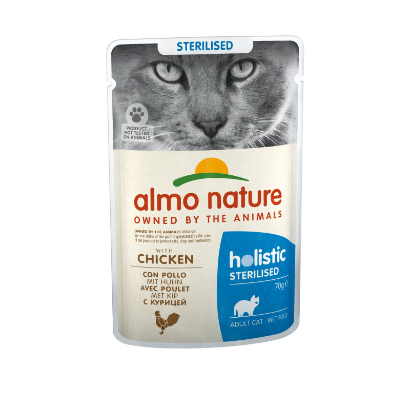  Stériliséd Almo Nature poulet 70g