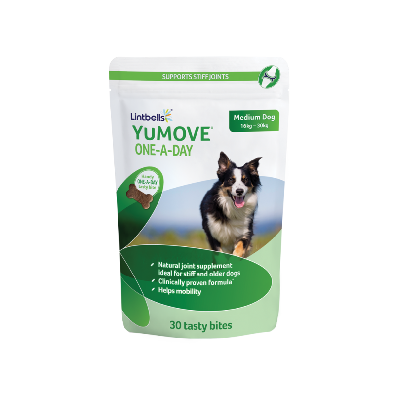 YuMOVE Un-Par-Jour Lintbells x 30 chiens moyens paquet seul