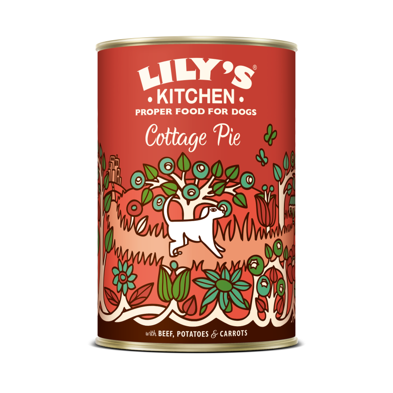 Pâtée en boites pour chiens Lily's Kitchen cocotte boeuf carottes