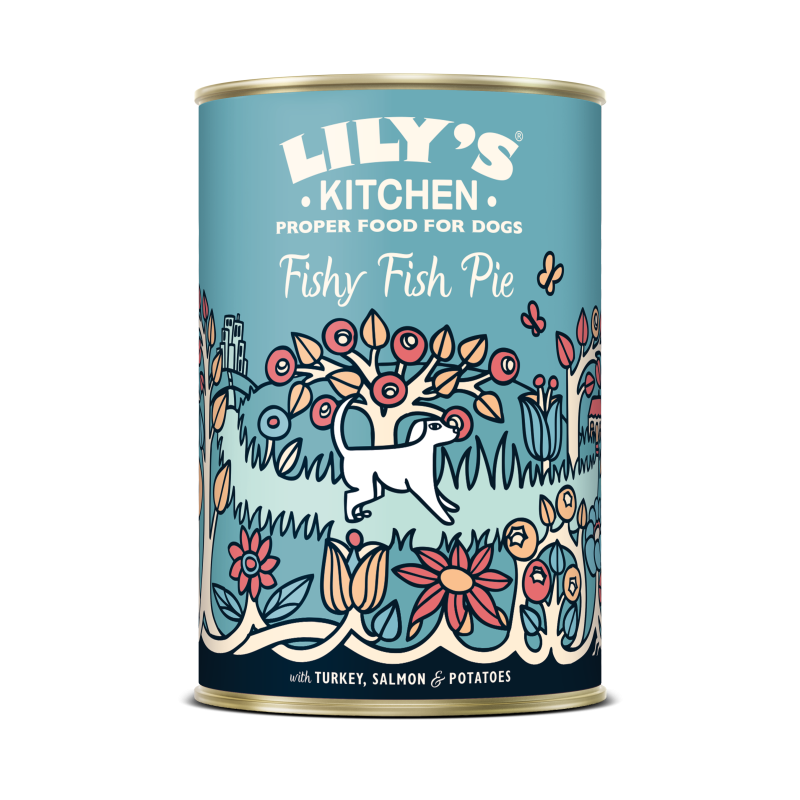 Pâtée en boites pour chiens Lily's Kitchen poisson