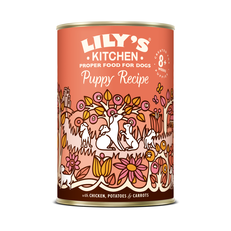 Pâtée en boite pour chiots Lily's Kitchen poulet