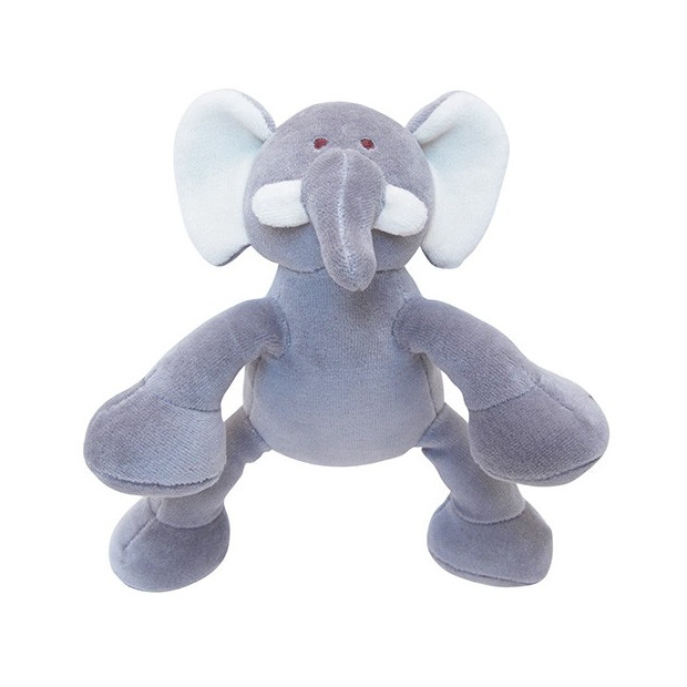 Peluche Elephant Bio sonore pour chiens Martin Sellier 15cm