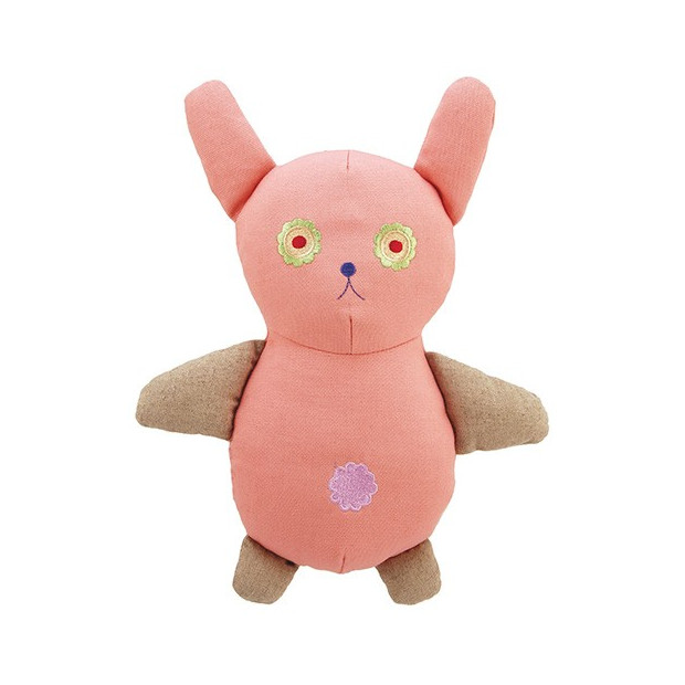 Jouet Peluche Lapin canvas Bio Martin Sellier