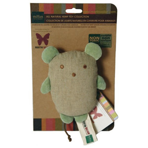 Jouet souris chanvre Bio pour chat, chiot ou petit chien Martin Sellier