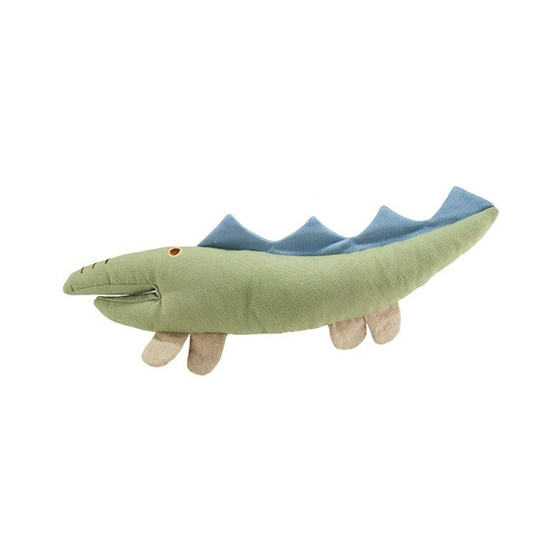 Jouets peluche croco canvas Bio Martin Sellier