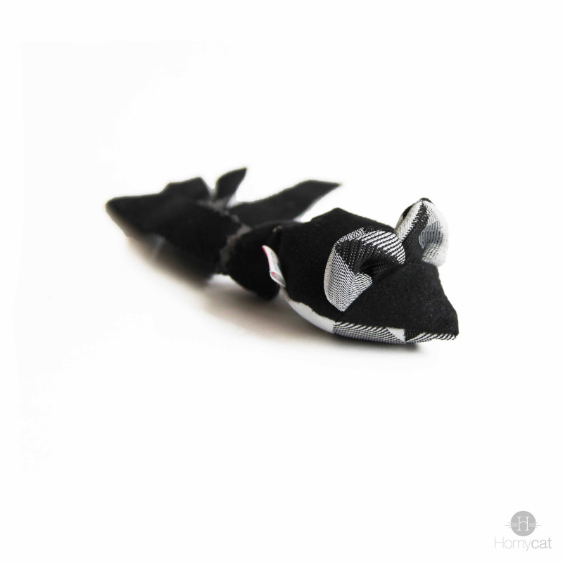 Jouet souris pour chats Homycat Noire B1