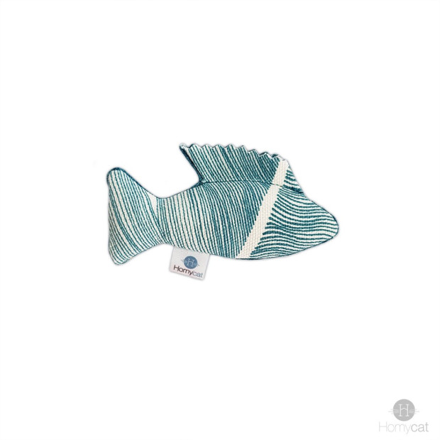 Jouet Poisson pour chats Homycat Emeraude B1