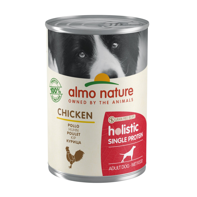 Pâtée pour chiens Holistic Single Protein Poulet