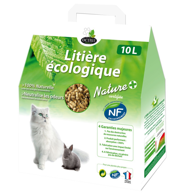 Litière écologique végétale Nature + Octave