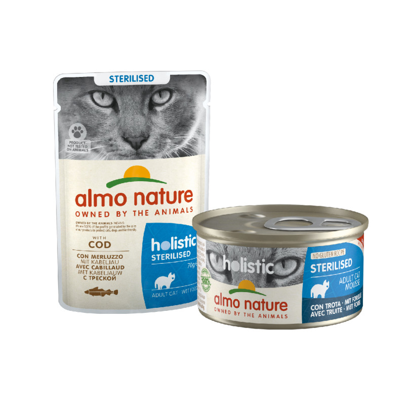 Pâtée pour chats Stérilisés Almo Nature