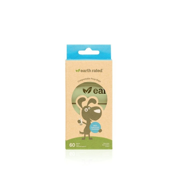Sacs à crottes compostables Earth Rated 