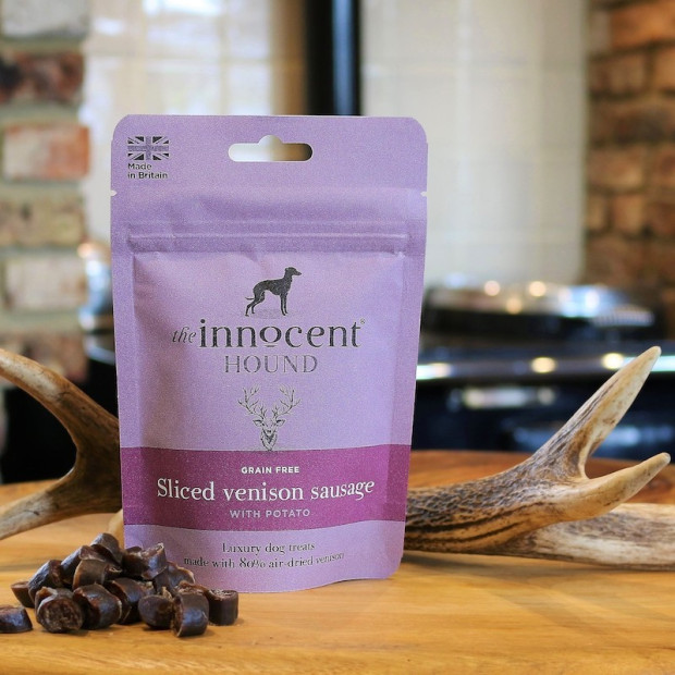 Friandise naturelle pour chien saucisses gibier