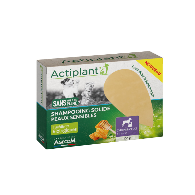 Shampoing solide peaux sensibles Actiplant'
