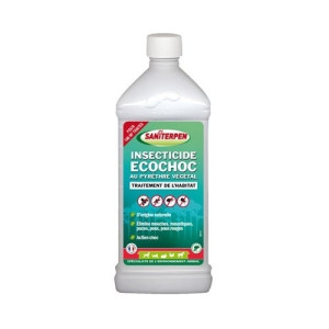 Insecticide Ecochoc concentré Saniterpen (puces, mouches)