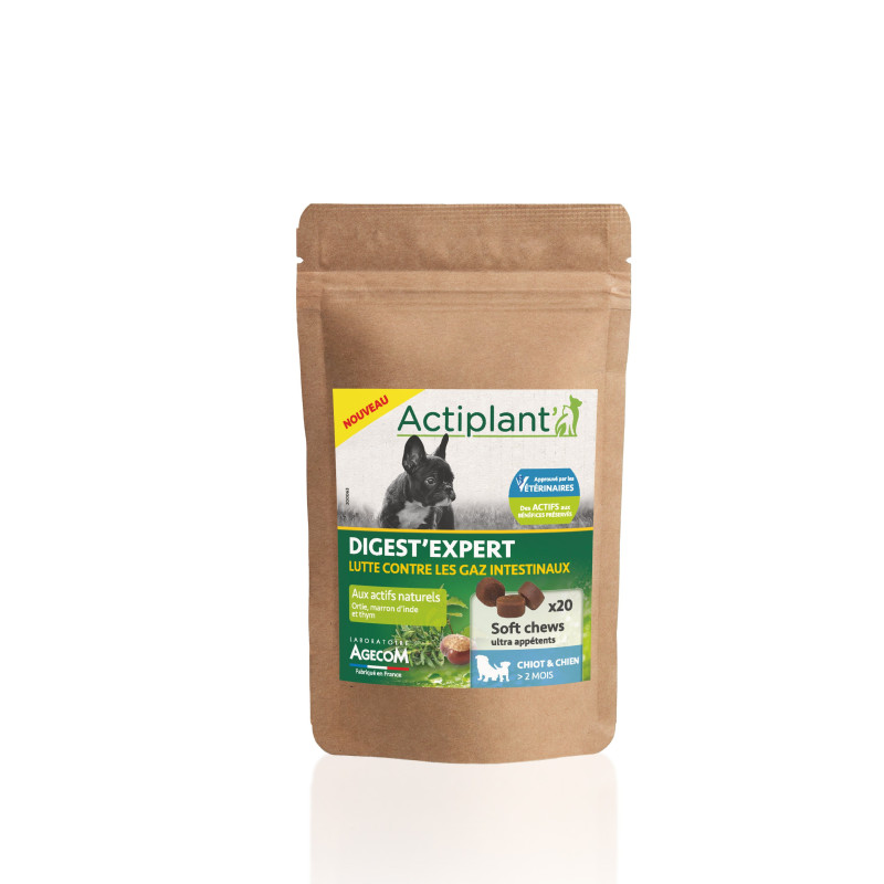 Soft Chews Digest'Expert pour chiots et chiens Actiplant'