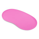 Tapis pour gamelle antidérapant rose 