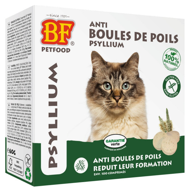 Comprimés anti boules de poils pour chats - Biofood