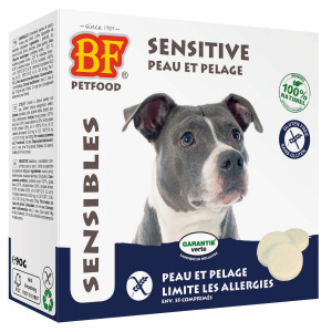 Comprimés Sensibles Peau et Pelage pour chiens Biofood