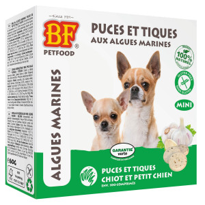 Comprimés puces et tiques aux algues marines pour chiens - Mini - Biofood