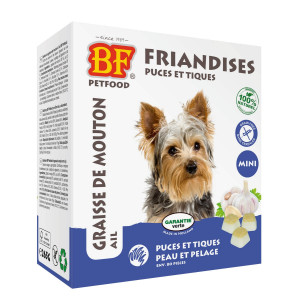 Bonbons mini puces et tiques Biofood