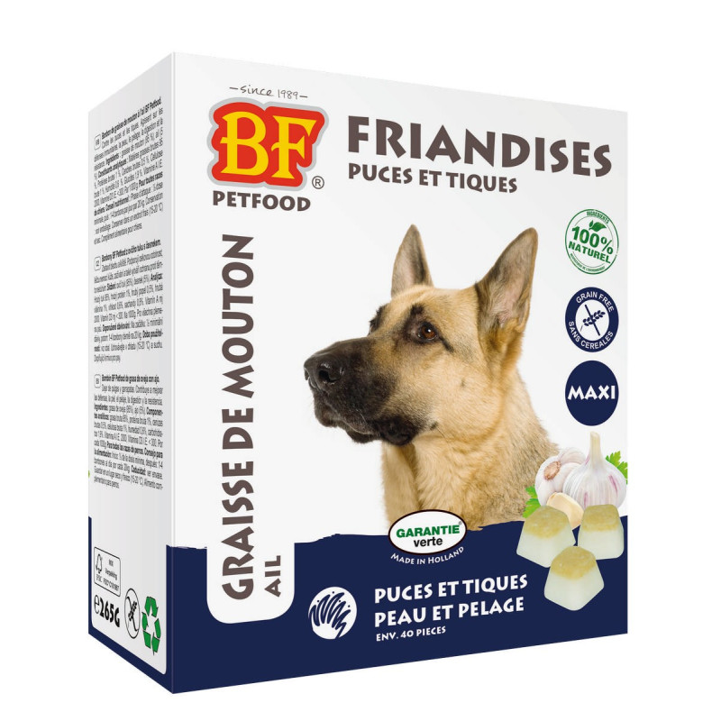 Bonbons maxi puces et tiques Biofood