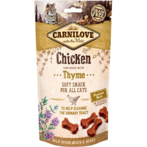 Friandise pour chat Carnilove saveur poulet et thym