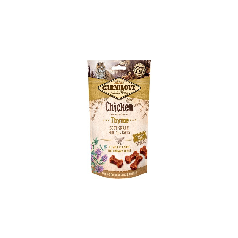 Friandise pour chat Carnilove saveur poulet et thym