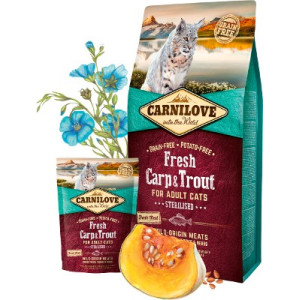 Carnilove fresh croquettes chat stérilisé 2kg