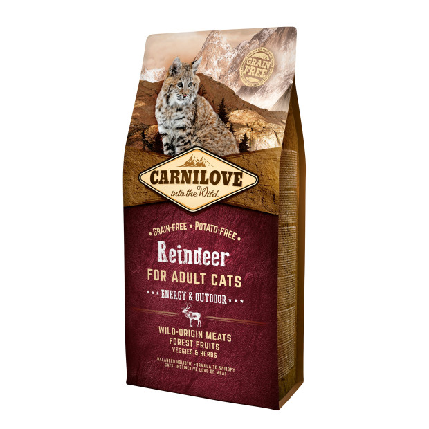 Croquettes au renne Energy & Outdoor Carnilove 6kg