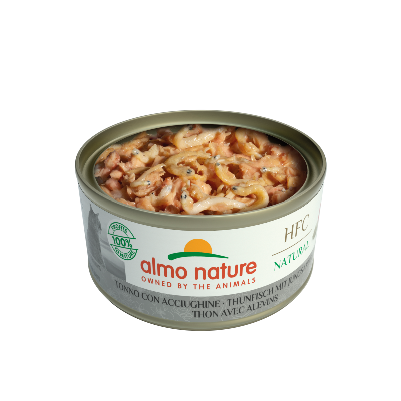 HFC Natural 70g thon avec alevins ouverte