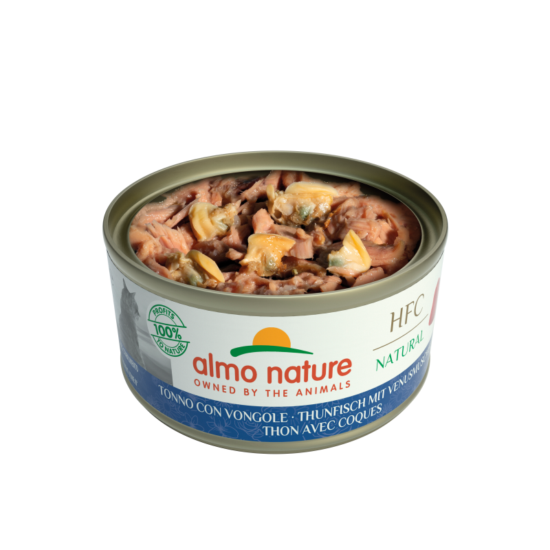 HFC Natural 70g thon avec coques ouverte