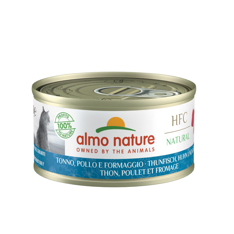 HFC Natural 70g thon poulet et fromage