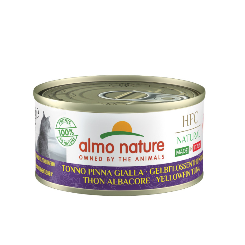 Boites chats HFC Made in Italy Almo Nature Thon albacore fermé