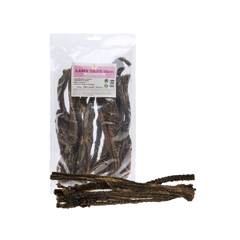 Tripes d'agneau séchées JR Pet Products 150g 25cm