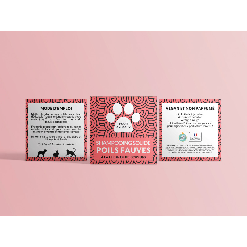 Shampoing solide et vegan poils Fauves Pepet's