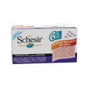 SCHESIR - Multipack 6 x 50 g. - Chat - en gelée Thon filets de boeuf . Package