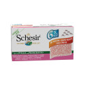 SCHESIR - Multipack 6 x 50 g. - Chat - en gelée Poulet jambon. Package